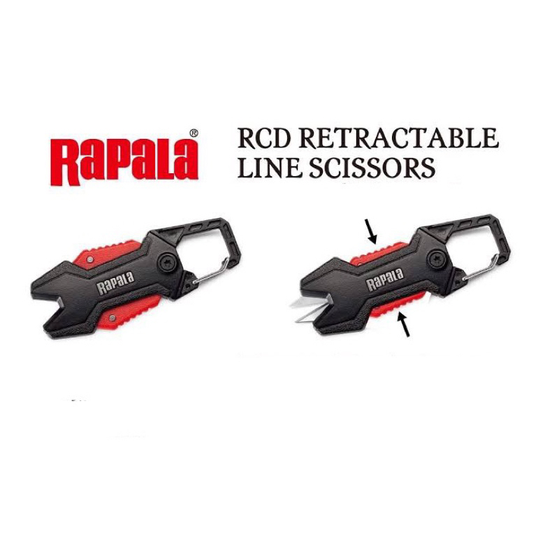 กรรไกรตัดสาย PE Rapala  RCD RETRACTABLE LINE SCISSORS