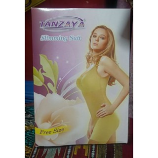 Tanzaya Slimming suit ชุดกระชับสัดส่วน สีดำฟรีไซด์