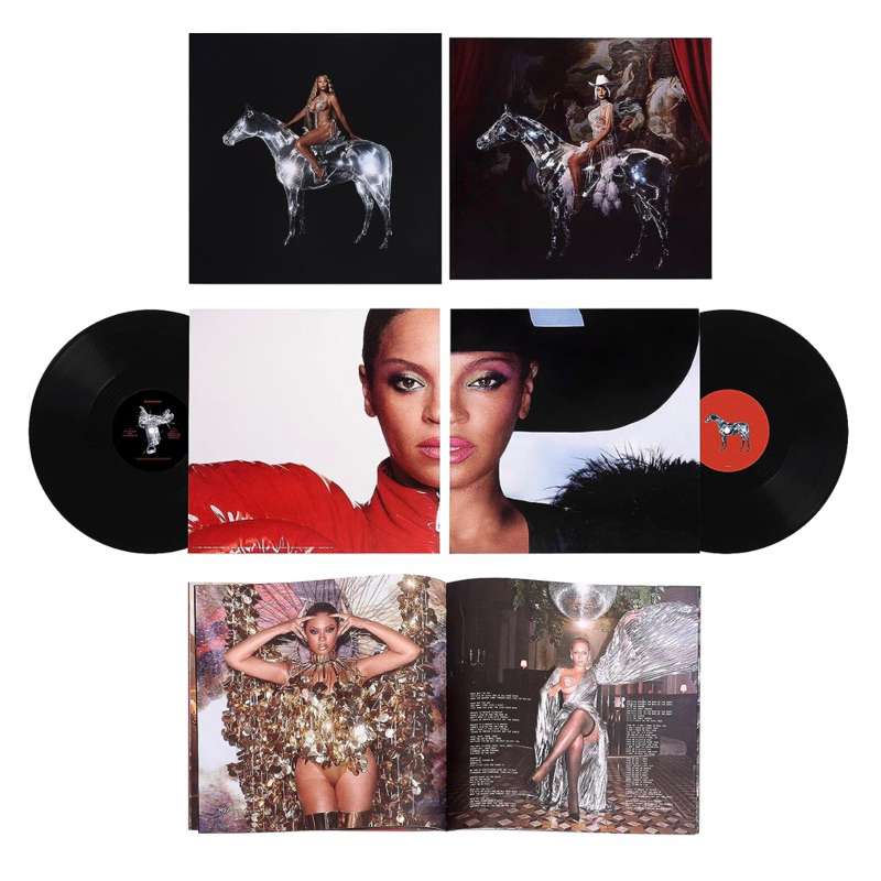(พร้อมส่ง🔥) แผ่นเสียง Beyonce  Renaissance ,Vinyl,2Lp ,Book+Poster ,US มือหนึ่ง ซีล