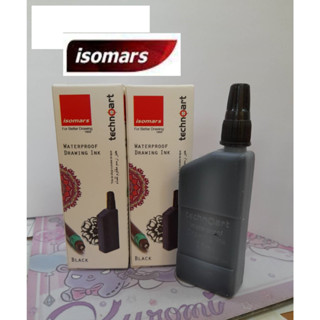 ISOMARS หมึกปากกาเขียนแบบ TechnoArt (Water Proof Drawing ink) 1 ขวด