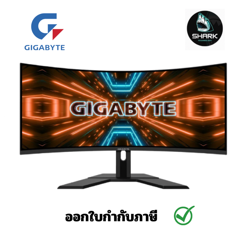 จอมอนิเตอร์ MONITOR GIGABYTE G34WQC-A (34) VA 144HZ (CURVED) กรุณาเช็คสินค้าก่อนสั่งซื้อ