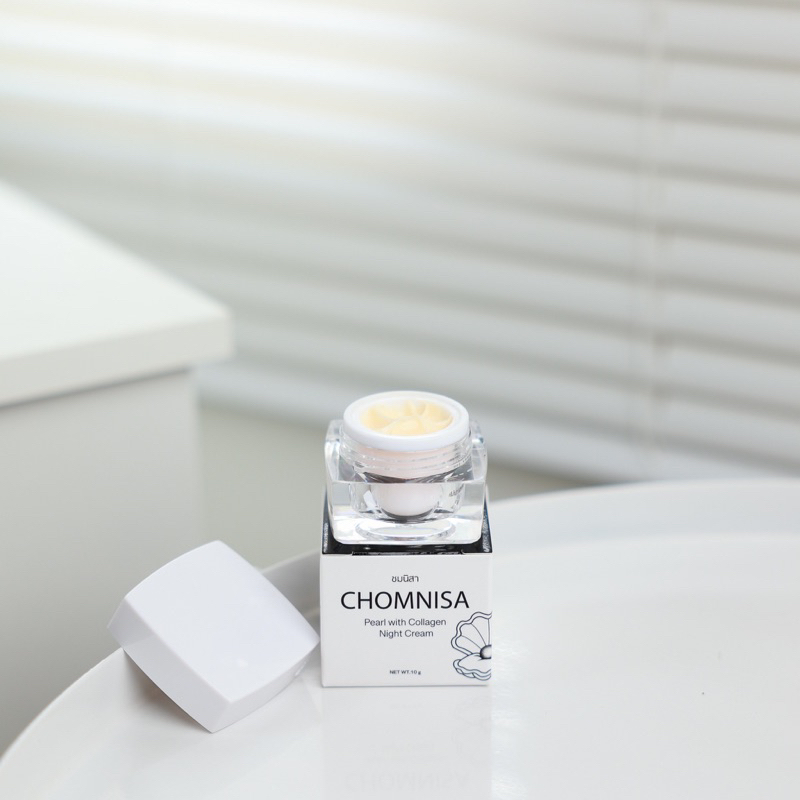 ครีมชมนิสาแบบ 10กระปุก ลดฝ้า กระ จุดด่างดำ ช่วยในเรื่องหน้าเนียนสวยกระจ่างใส ไนท์ครีม สกินแคร์ CHOMNISA
