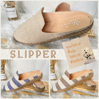 🚚 สินค้าพร้อมส่ง 👞 งาน Handmade 💯% รองเท้าสลิปเปอร์ รองเท้าแฟชั่น ผู้หญิง สไตล์มินิมอล Inari_Handmade
