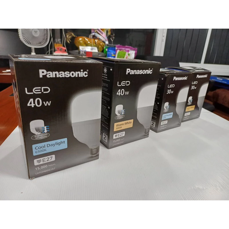 PANASONIC หลอดกลมไฮเพาเวอร์ รุ่น โลตัสขนาด 30W.และ40W. เดย์ไลท์และวอร์มไวท์ ไม่แสบตาและยังช่วยถนอมสายตา