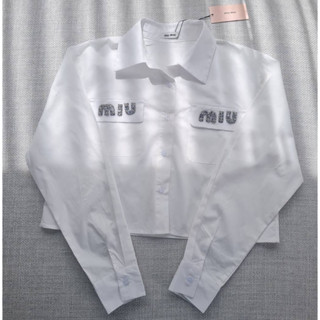 เสื้อเชิร์ตแขนยาวติดเพชรน่ารัก