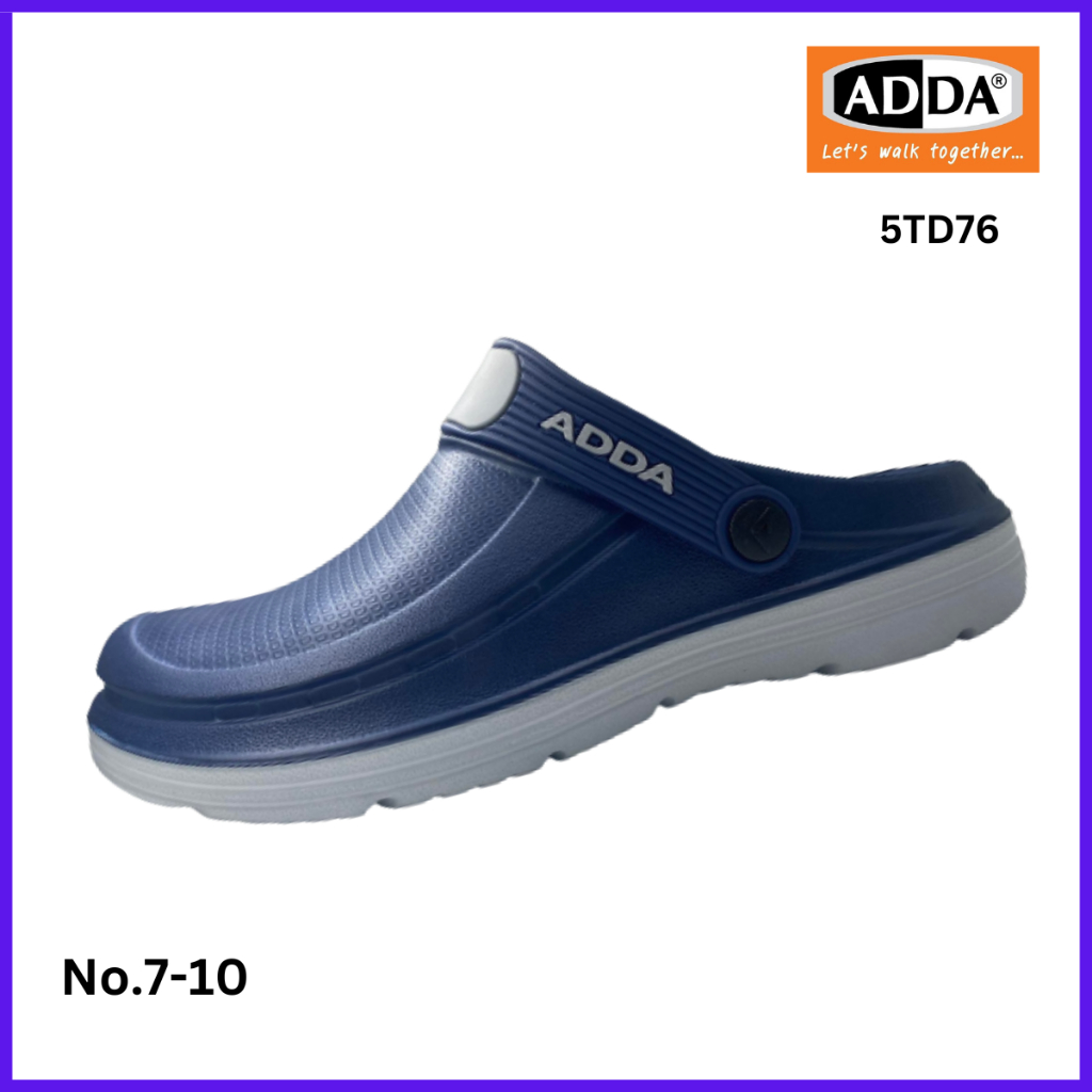 ADDA รองเท้าหัวโตผู้ชายรุ่น 5TD76 เพื่อสุขภาพเท้า พื้นนิ่ม (ไซส์7-10)