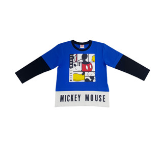 Mickey Mouse by เลซองฟอง 1M21K01 ( ) เสื้อยืดแขนยาวเด็กชายลิขสิทธิ์ห้าง