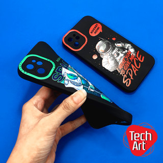 Realme/C53/5/XiaomiRedmi9A/Redmi 9Tเคสมือถือนิ่ม TPU กันเลนส์กล้องนูนสีพื้นพิมพ์ลายการ์ตูนเท่