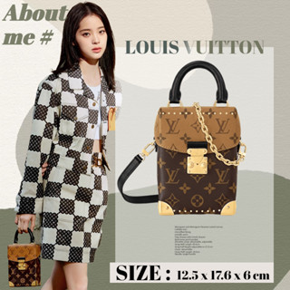 👜: กระเป๋าถือ Louis Vuitton CAMERA BOX F23W รุ่นโชว์กระเป๋าถือสุภาพสตรี M82465 กระเป๋าสะพาย LV