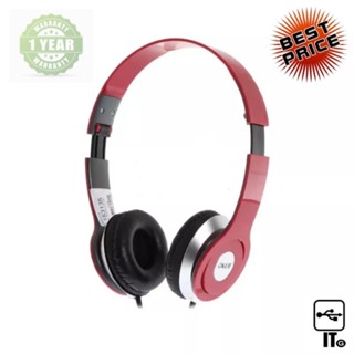 Headset OKER (SM-350) Red ประกัน 1Y หูฟัง เฮดเซ็ท