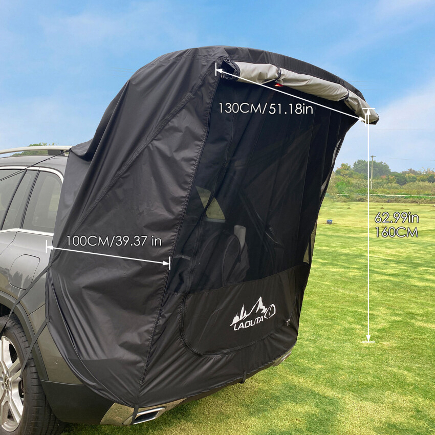 Universal Car Rear Tent สากลเต็นท์รองนอนรถกระบะอเนกประสงค์ขนาดมาตรฐาน,เต็นท์สำหรับนอนตั้งแคมป์ขับรถเองเดินทางตกปลาSUVรถต - รูปที่ 5