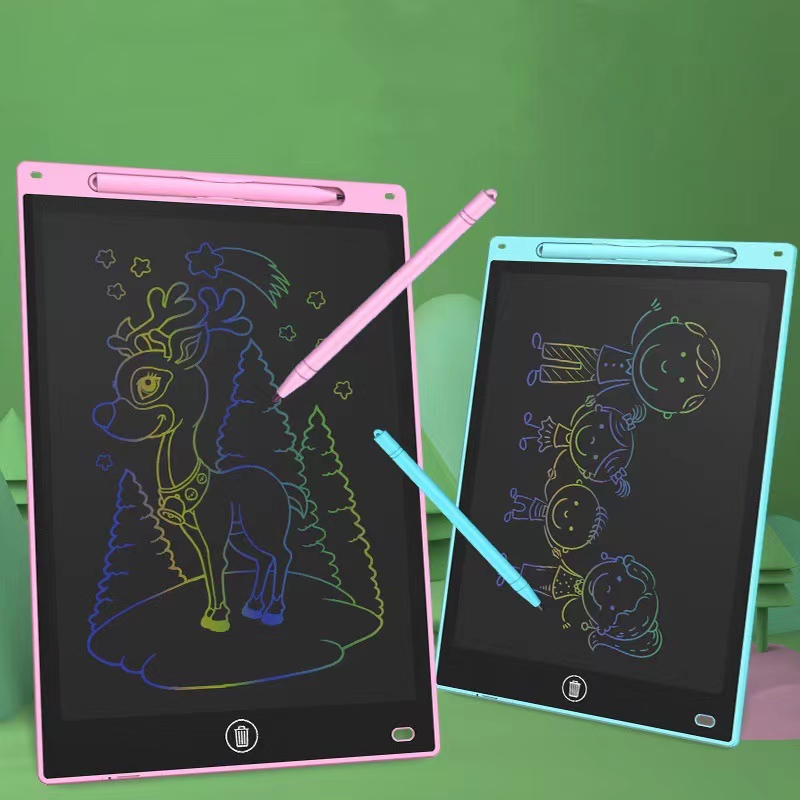 กระดานวาดภาพเด็กปฐมวัยการศึ 12 นิ้ว LCD Tablet กระดานรูปภาพอิเล็กทรอนิกส์ กระดานวาดภาพ กระดานวาดภาพส