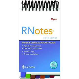 Rnotes®: Nurses Clinical Pocket Guide (Spiral Bound) ISBN:9781719646253