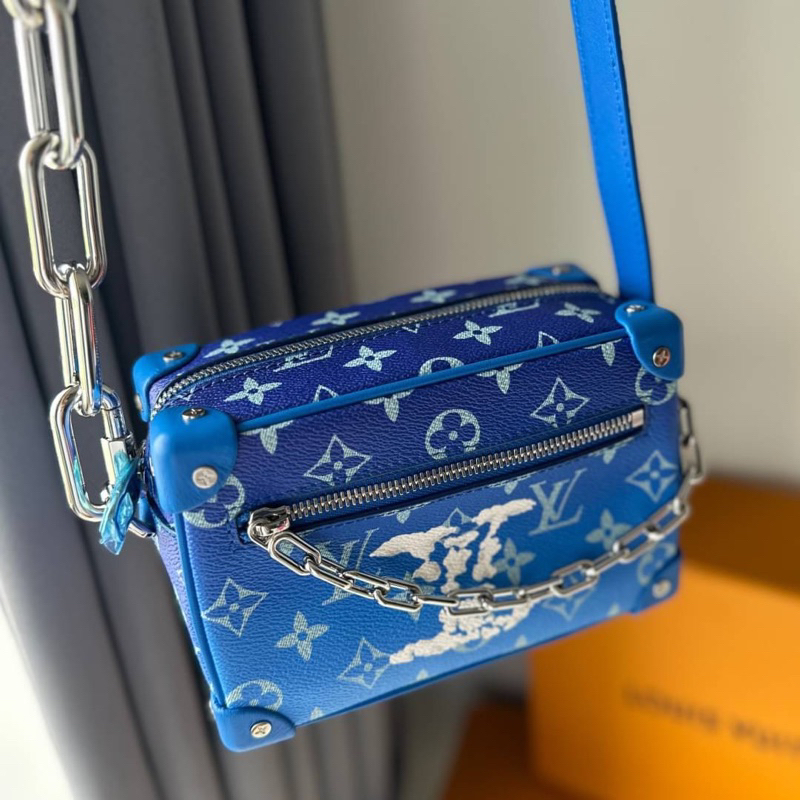 [Wh.bs] กระเป๋าสะพาย Mini SOFT TRUNK MONOGRAM หนังแท้ Vip