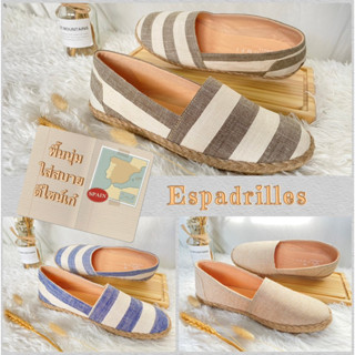 🚚 สินค้าพร้อมส่ง 👞 งาน Handmade 💯% รองเท้าเอสพาดริลล์ รองเท้าแฟชั่นผู้หญิง สไตล์มินิมอล Inari_Handmade