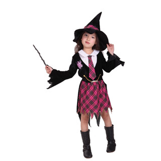 ชุดแฟนซี นักมายากล เด็กผู้หญิง สำหรับ ฮาโลวีน Lovely Magician Girl Fancy Costume for Halloween