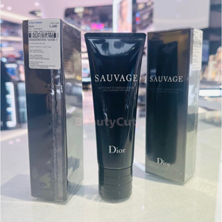 🌟Dior Sauvage 2 in 1 โฟมล้างหน้า FACE CLEANSER AND MASK มาส์กหน้า 120 ml.🌟ป้ายคิง แท้💯 จาก King Power