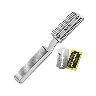 แปรงหวีซอยขนสัตว์ Hair cutting comb pet ตัดขนหมา ขนแมว หวีตกแต่งขนสัตว์เลี้ยง T1436