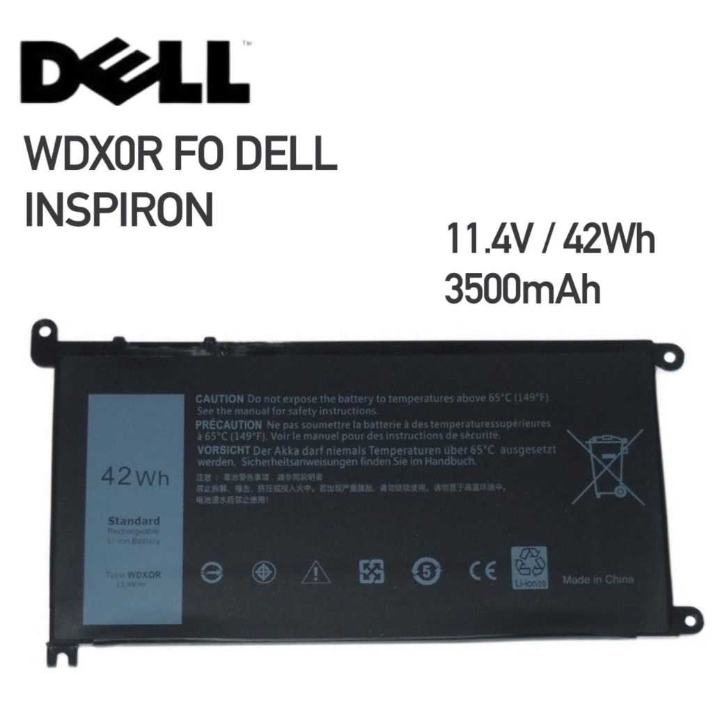 Battery  Dell 3500mAh แบตเตอรี่ WDX0R
