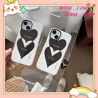 ❤️ส่งของขวัญ❤️ เคสไอโฟน 11 12 13 14 Pro Max รูปหัวใจ สไตล์คู่รัก แฟชั่น เรียบง่าย สไตล์คู่รัก Case for iPhoneป้องกันการต