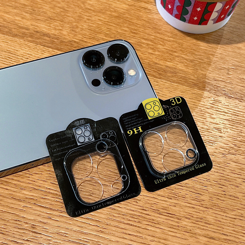 ฟิล์มกระจกเลนส์กล้องสำหรับ iPhone 16 15 14 Pro Max 13 Pro Max 11 11 Pro max 12 Pro Maxนิรภัย ใส ฟิล์มกันรอยกล้อง/16
