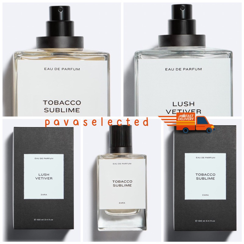 Zara Men : Absolutely Dark, Tobacco Sublime, Lush Vetiver, Spell Caramel, Tender Amber