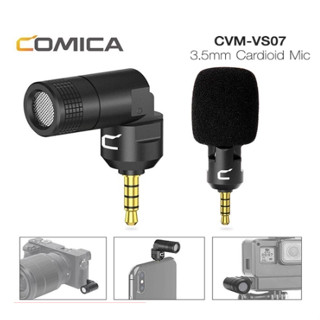 COMICA CVM-VS07C Mini Flexible Plug-in Cardioid Microphone ไมโครโฟนเล็ก 3.5 มม. Omnidirectional Mic พร้อมส่ง