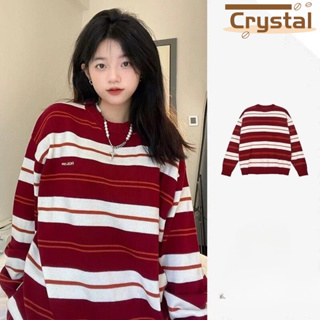 เสื้อแฟชั่นผู้หญิง เสื้อแขนยาว คลุม ไหมพรม ครอปเสื้อแขนยาว A21K0H0 Crystal