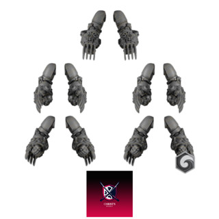 Warhammer 40k proxy parts Heavy Power Claws01