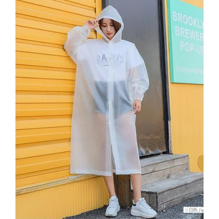 🔥พร้อมส่ง🔥เสื้อกันฝน เสื้อกันฝนผู้ใหญ่ เนื้อ EVA ติดกระดุมหน้า น้ำหนักเบา ใส่สบาย ชุดกันฝน Rain coats คุณภาพดี