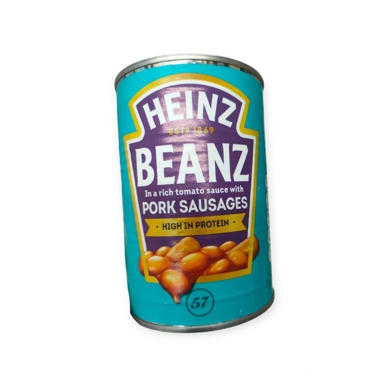Heinz  Bake Bean&Pork Sausages 415g.