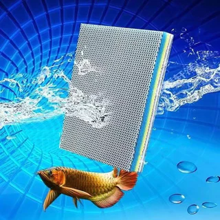 12D NANO FILTER 50x40cm (ใยกรองนาโน12D รุ่นใหม่ เนื้อหนา ทนทาน ดักจับตะกอน สลายของเสีย ลดกลิ่น เป็นที่อาศัยแบคทีเรีย)