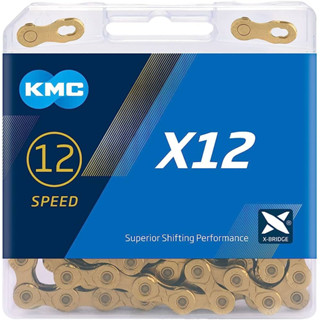 โซ่ 12 สปีด KMC X12  โซ่ 12 สปีด ใช้ได้ทั้งเสือหมอบ เสือภูเขา ใช้ได้กับ Shimano Sram ใช้นาน ทนทานกว่า