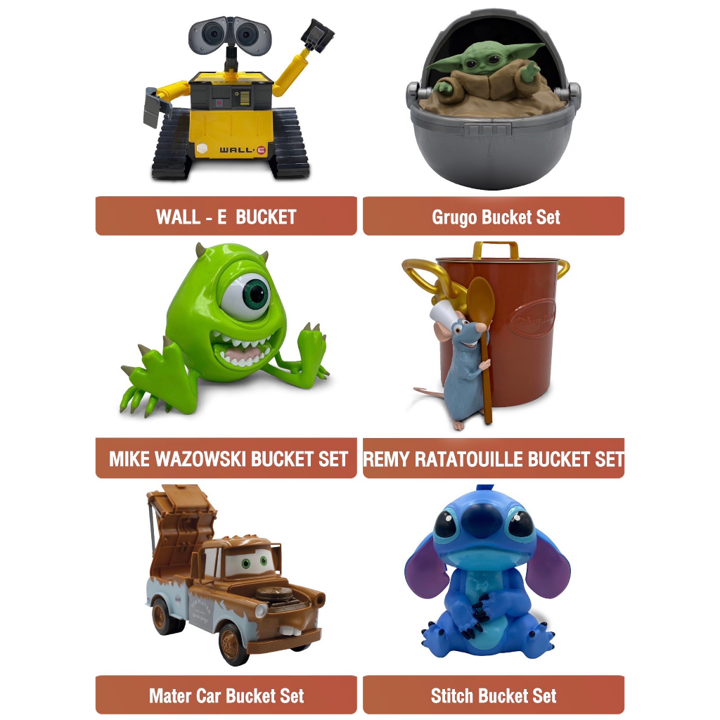 !พร้อมส่ง! สินค้าไม่แกะซีล! Popcorn bucket ถังป๊อปคอร์น Disney 100 ปี ของแท้ จาก Major