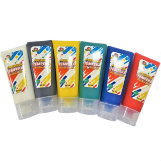 สี Kid Art- Premium Washable Paints หลอด 50 ml (สีเทมเพอราล้างออกง่าย)