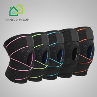 Bring2Home สนับเข่า ซับพอร์ตหัวเข่า ผ้ารัดหัวเข่า พร้อมช่องระบายอากาศ เนื้อผ้านุ่ม ช่วยพยุงหัวเข่า ลดปวด