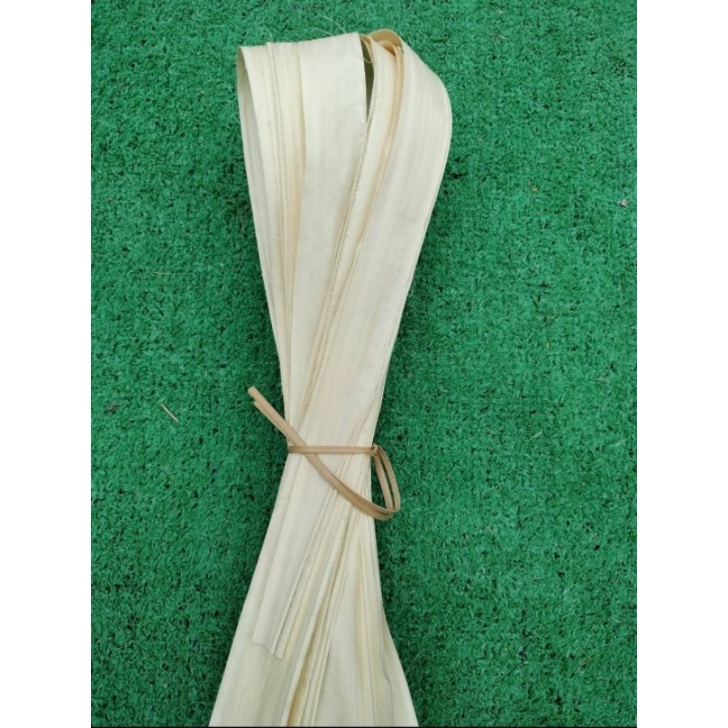 ใบลานธรรมชาติแท้ กว้าง 5เซน ( 10ใบ)