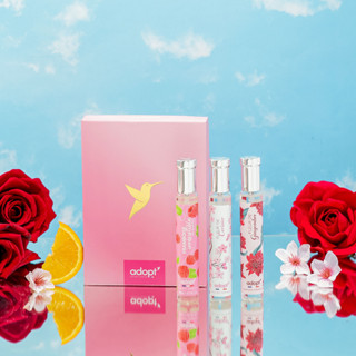 Set สายหวาน🌹 Set 3ขวด Sweetheart 🍓หอมหวาน หอมสดชื่น สดใส มีชีวิตชีวาได้ทุกวัน 🌸🌹 Adopt parfum น้ำหอมพรีเมียมจากฝรั่งเศ