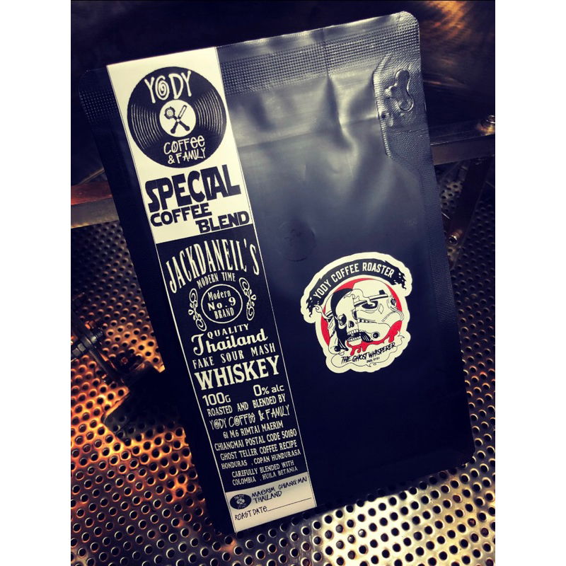 Jack D. Coffee Blend (Whiskey) Yody Coffee กาแฟ เมล็ดกาแฟวิสกี้โปรเซส โยดี้คอฟฟี่