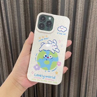 เคสลายน้องหมาลูกโลก lovely world เคสไอโฟน พร้อมส่ง เคสสำหรับ IPHONE CASE 11-14PROMAX