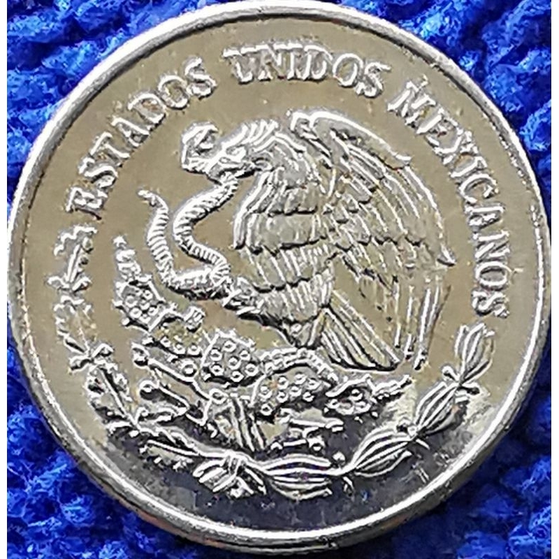เหรียญ​เม็กซิโก​ Mexico, 5 Centavos, ไม่​ผ่าน​ใช้​ UNC, #​2991T