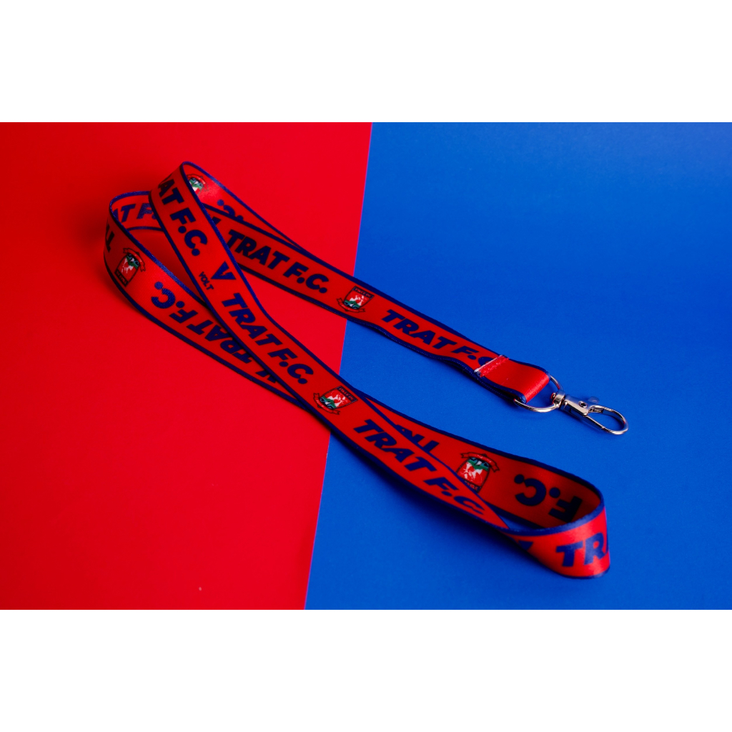 VOLT สายคล้องคอ ตราด เอฟซี สีแดง LANYARD 001 TRAT FC RED LY-0009