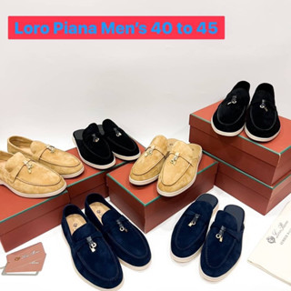 รองเท้าผู้ชายโลฟเฟอร์#loroPiana Men’s Loafers  งานดีสุด