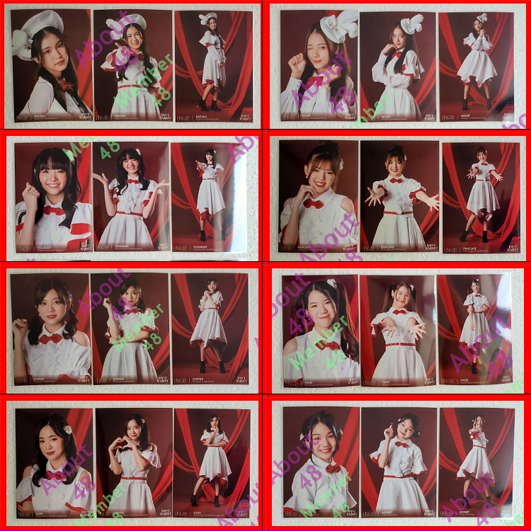 BNK48 รุ่น3 First Rabbit คอมพ์ 3ใบ (1/2) ปาเอญ่า ฮูพ แพนเค้ก โยเกิร์ต Bnk Gen3 Photoset Comp