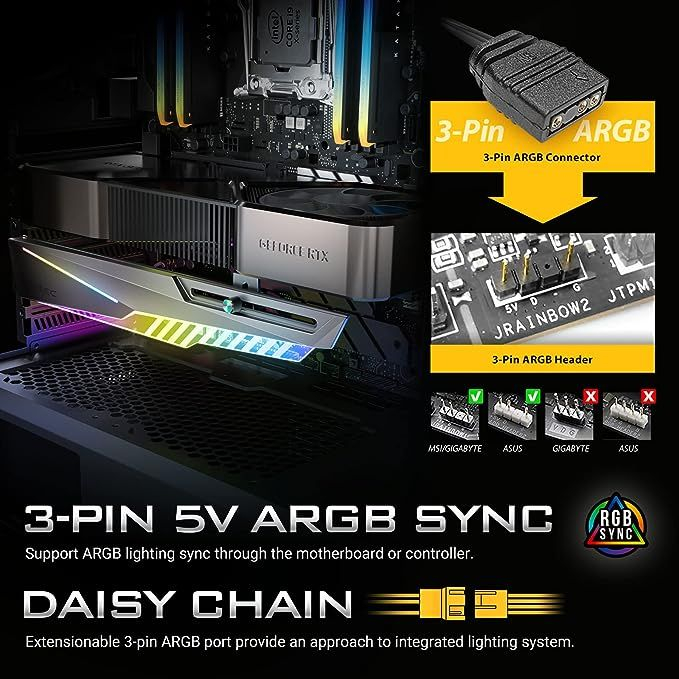 [ขาค้ำการ์ดจอ] ANTEC DAGGER GPU HOLDER ARGB BLACK (AT-HGPUH-ARGB-BK) - รูปที่ 3