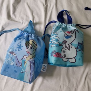 Disney Frozen Olaf elsa Princess cooling bag กระเป๋าใส่ของ กระเป๋าเก็บความเย็น Snowwhite Little mermaid กระเป๋าสะพาย