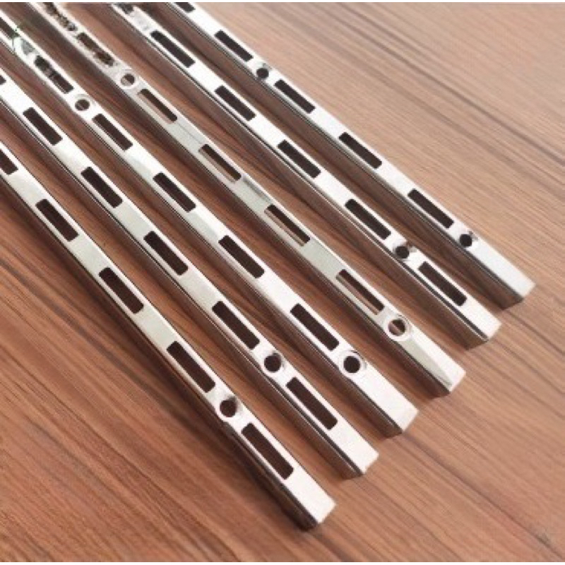 เสารับชั้นโครเมี่ยม ขนิดฝัง  ขนาด 60 cm , 90 cm