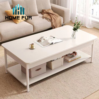 Home Fur โต๊ะกลางโซฟา โต๊ะรับแขก 2ชั้น สไตล์มินิมอล 🌻😊🌻 เหมาะสำหรับวางในบ้าน