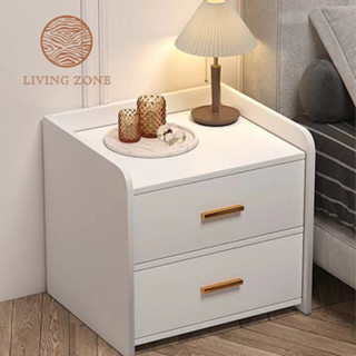 Living Zone ตู้ข้างเตียง 40✘40✘42cm แบบมีลิ้นชัก โต๊ะวางข้างเตียง