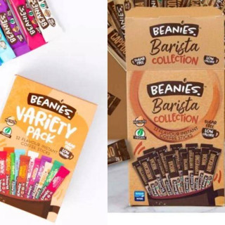 Beanies Pack  Instant Coffee Sticks น้ำหนัก 24 กรัม มี 2 แบบ  BBF.28/02/2024